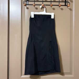 MESHKI strapless black dress